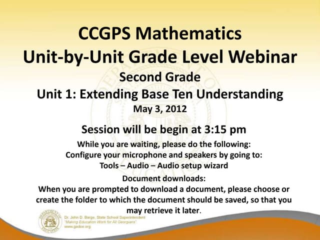 Unit 1 Slideshow