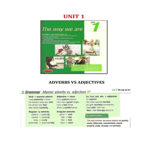 Adjective and adverb | PDF