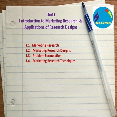 pratik meshram -Unit 1 contemporary marketing research full notes pune univer...