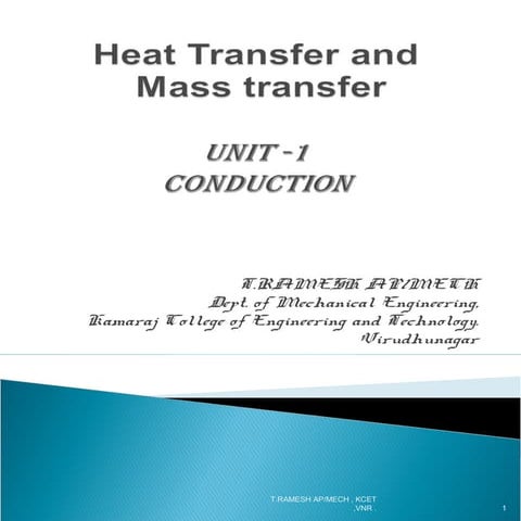 Heat transfer through Wall and composite wall.pptx
