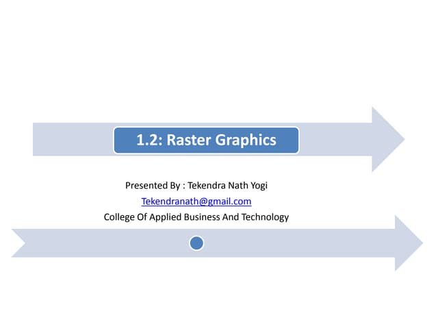 B. SC CSIT Computer Graphics Unit1.2 By Tekendra Nath Yogi