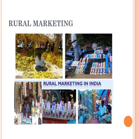 EVOLUTION OF RURAL MARKETING IN INDIAN CIVILIZATION