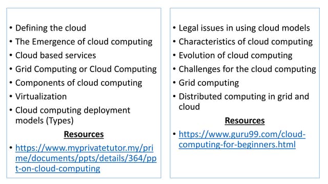 CLOUD COMPUTING ORIENTATION | PPT