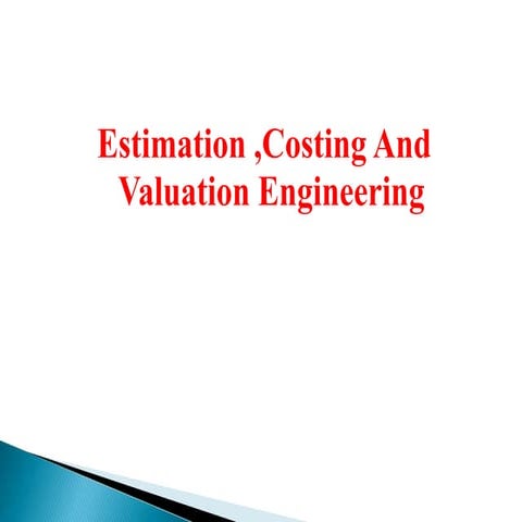 estimation,its types and methods