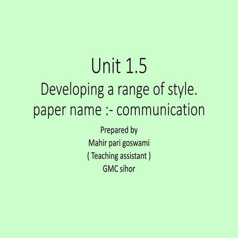 Unit 1.5 developing a range wps office