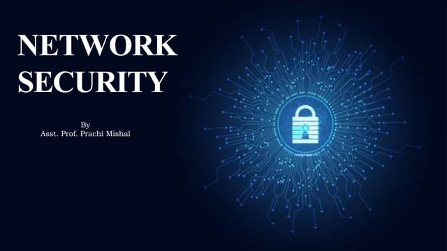 Ehical Hacking: Unit no. 1 Information and Network Security