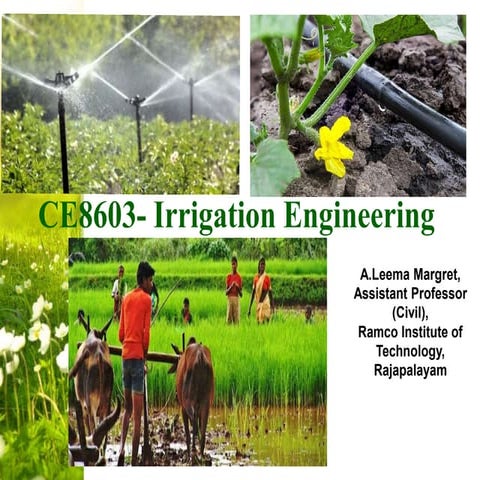 Unit 1 Crop Water Requirement