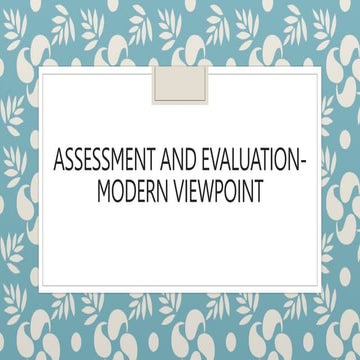 Unit 1.Evaluation, Assessment and Measurement pptx