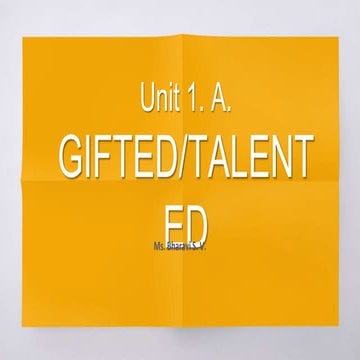 Unit 1.A Gifted or Talented.pptx