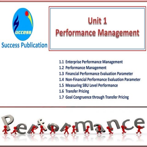 Performance Management Unit 1 - MBA Semister 3