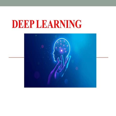 Unit one ppt of  deeep learning which includes Ann cnn