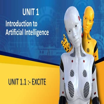 Unit 1.1 Excite Part 1, class 9, cbse...