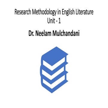 Research Methodology in English Literature- Unit 1.pdf