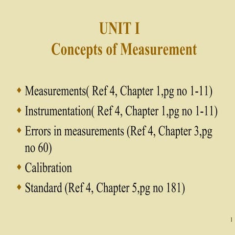 UNIT1 concepts of measurements and instrumen
