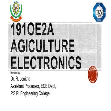 agriculture electronics for engineering students