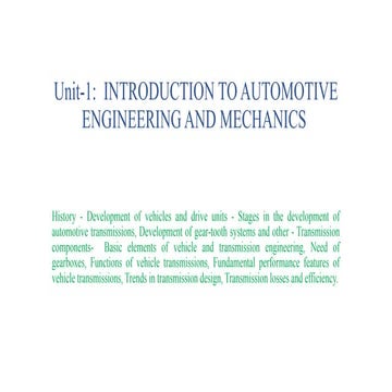 Unit 1 INTRODUCTION TO AUTOMOTIVE ENGINEERING AND MECHANICS.pptx
