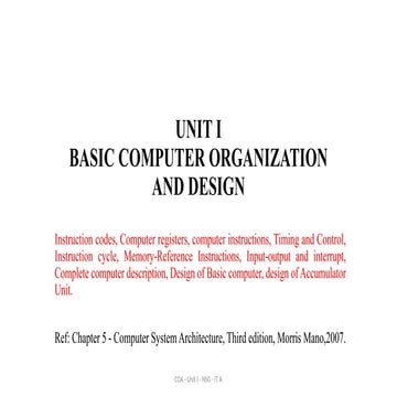 Unit 1 dasic cimputer organisation and design.pptx