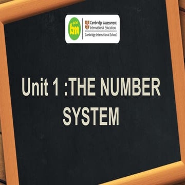 Unit 1. The Number System for grade 5.pptx