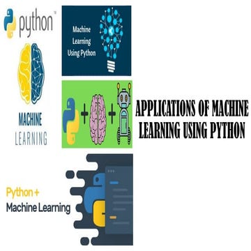 Machine learning basics using python programking | PPTX