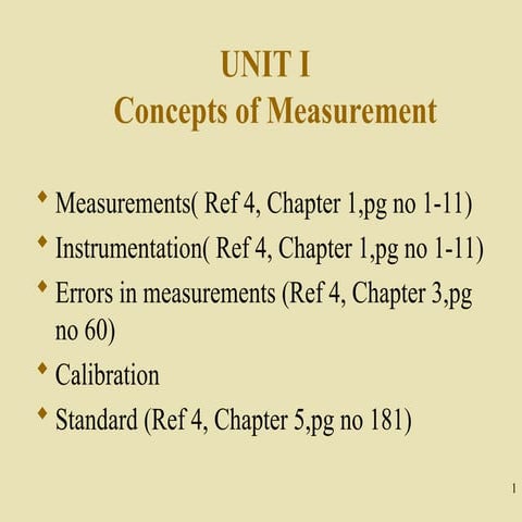 MEASUREMENTS AND INSTRUMENTSATIONS WIH CONROL