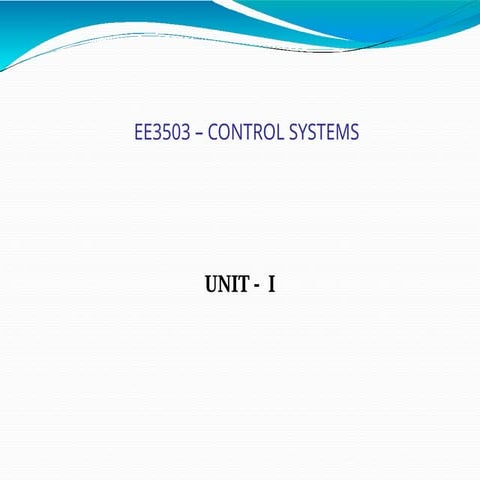 UNIT 1.pptx control system modeling in control