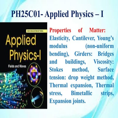 Applied physics in engineering unit 1.pptx