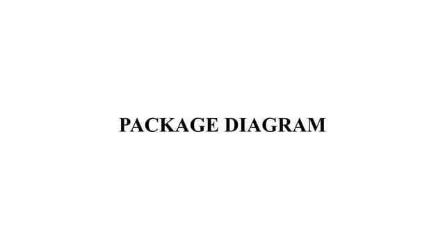 Package diagram in UML (Object Oriented System Development)