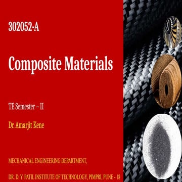 Composites lecture notes | PDF