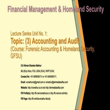 Unit 1 3 analysis of financial statements  accounts and audit -gfsu-mba-foren...
