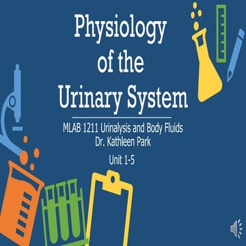 Unit 1-5 Physiology of the Urinary System.pptx