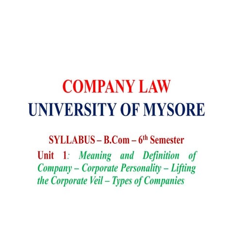 Unit 1   b.com - company law pdf