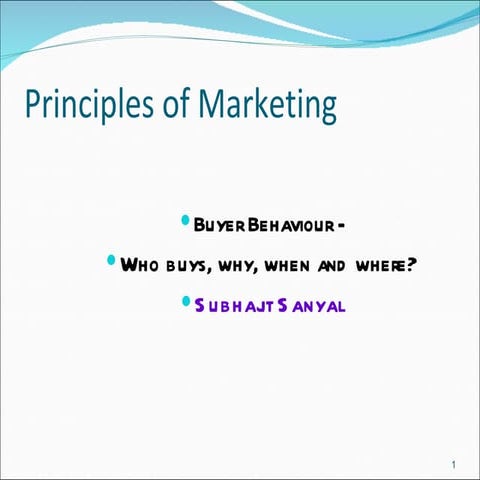 Unit1 consumer behaviour