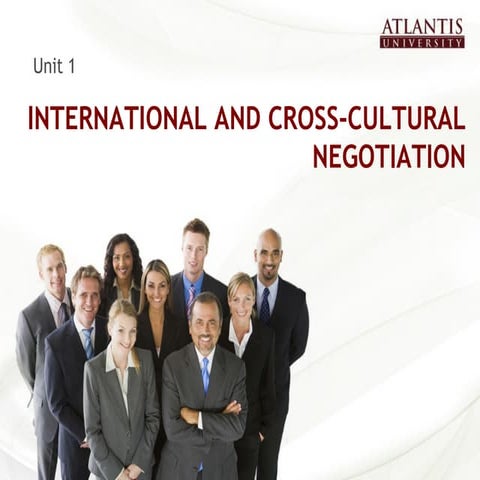 Unit1 International Negotiations and Transactions