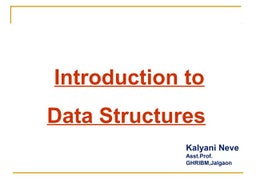 Data structures and algorithms | PPT