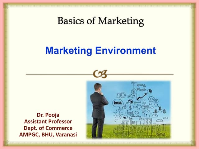 Chapter.2 Marketing Environment | PPTX