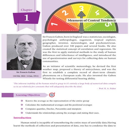 Unit 1 - Mean Median Mode - 18MAB303T - PPT - Part 1.pdf