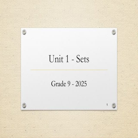 Theory of the sets and Venn diagram-grade 9 math