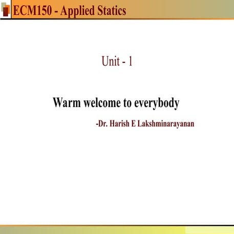 Unit 1 - Statics all about engineering mechanics.ppt