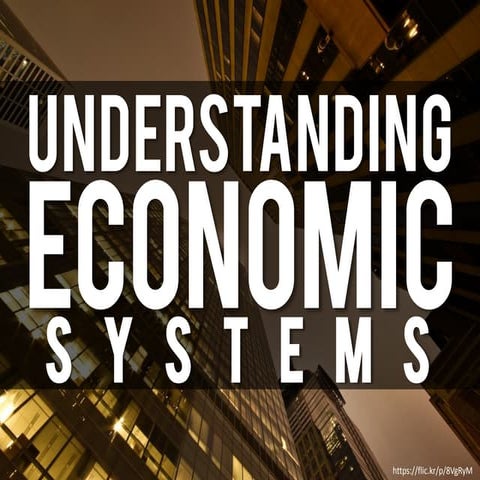Understanding Economic Systems - Supply and Demand