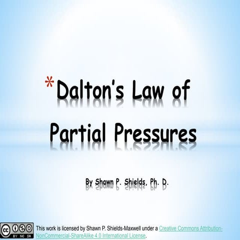 Chem II - Daltons Law (Liquids and Solids)
