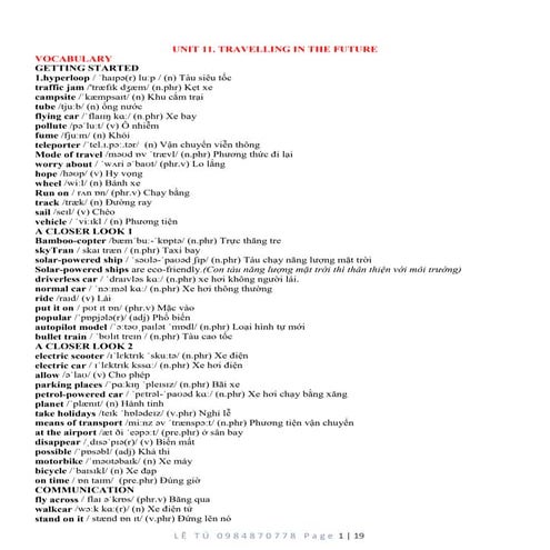 Unit 11 Global 7 Hs Bài Tập Có File Nghe Và Giải Chi Tiết Doc