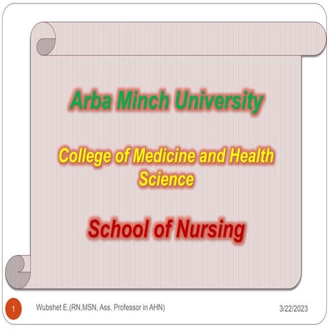 Nursing Education and Curriculum development