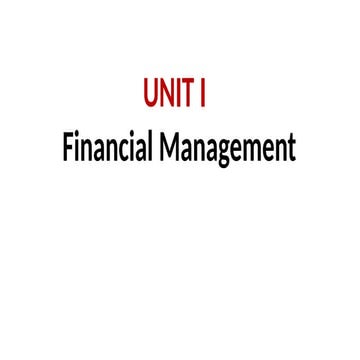 financial management unit 2 ppt of lpu . | PPTX