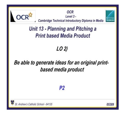 Unit 13 LO2 Powerpoint