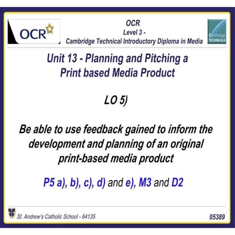 Unit 13 LO5 Powerpoint