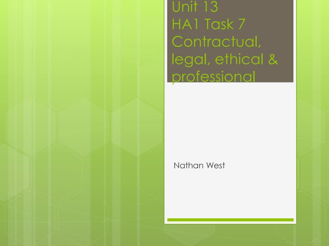 Unit 13 ha1 task 7