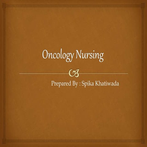 Oncology Nursing