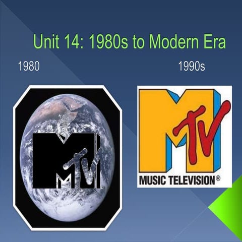 Unit 14 1980's and modern era part1