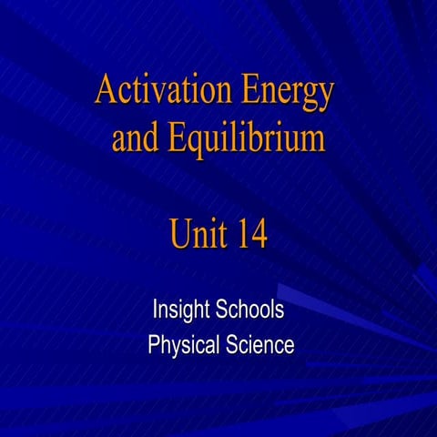 Unit 14 Power Point | PPT | Chemistry | Science