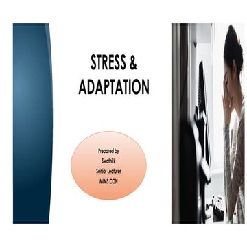 Stress and adaptation | PPTX
